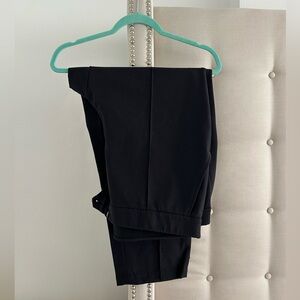 NWOT Lands End black high rise ankle pants 18W